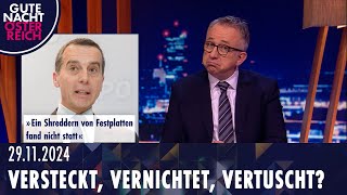 So liefen die Schredderaffären! | Gute Nacht Österreich mit Peter Klien