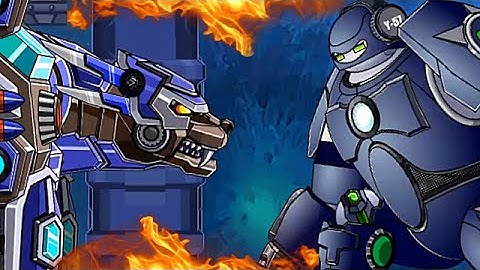Robot Max Hero VS Robot Angry Bear With The New Weapons - Game Show - Game Play - 2016 - HD