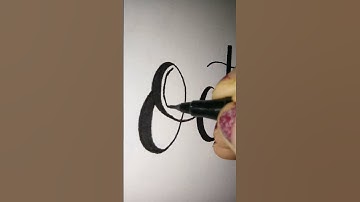 Lettering 🎃"october"🎃 #shorts #october #calligraphy