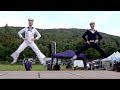 Sailors hornpipe highland dance competition at kenmore highland games in perthshire scotland 2019