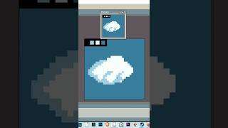 Pixel Art: How to make a Cloud in Aseprite #shorts #howto #pixelart #animation #tutorial