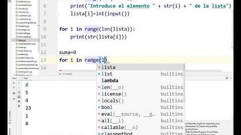Listas, suma y media en Python Programación TIC 2 Bachillerato IES Monterroso