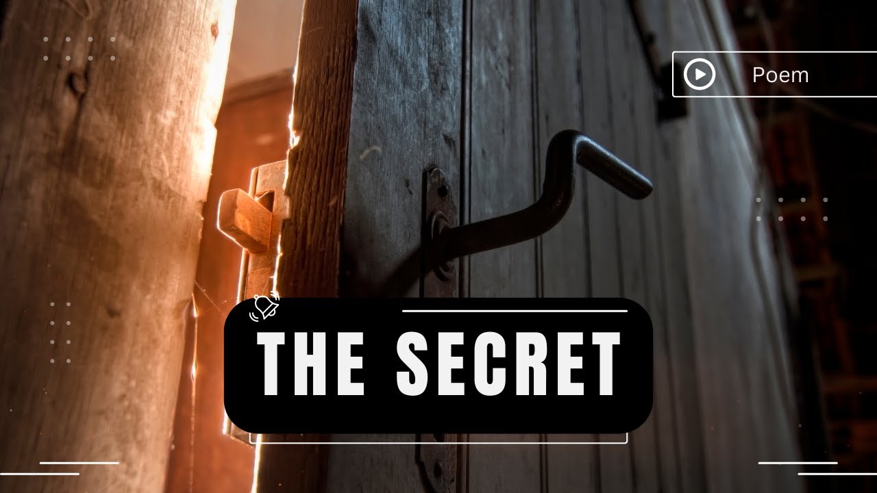 POEM The Secret ( A Romantic Poem) Cosmo Monkhouse YouTube