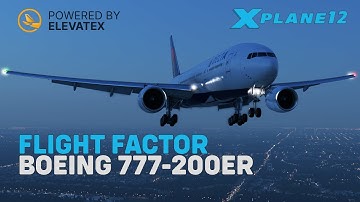 Flight Factor 777-200ER | ELEVATEX Flight Tracking | X-Plane 12