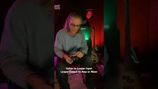 Connecting Your LOOPER Pedal. #looping #guitarlooping #loopingpedal #shorts