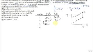 Calc Brayton Cycle Cold Air