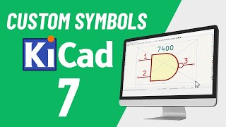 #13 How To Create Custom Symbols in KiCad 7.0 With KLC | #PCBCupid