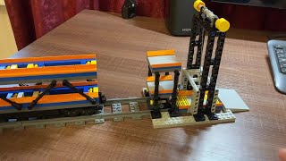 Лего поезд для Hot Wheels и лифт для машинок