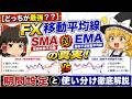 【どっちが最強？？】FX移動平均線SMA対EMAの真実！期間設定と使い分け徹底解説