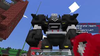 MineCraft - Destructo Bot Dinosaur Defenders screenshot 5