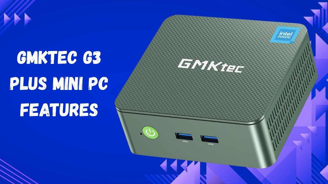 Ultra Compact 16GB Mini PC With 4K Dual HDMI – GMKtec G3 Plus