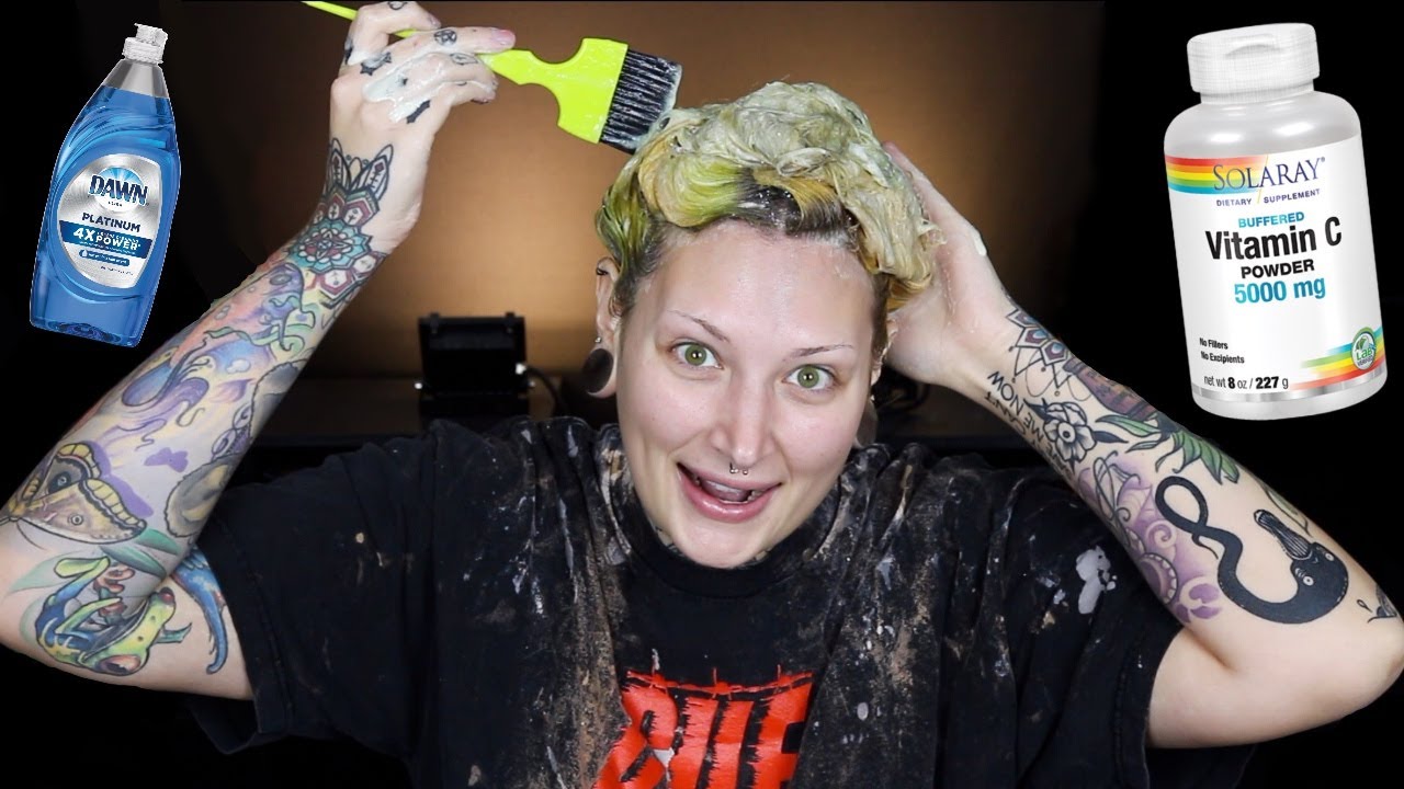 Vitamin C Treatment On Yellow & Overtoned Hair