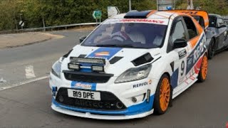 Tuned cars arriving at car show - TRAX Silverstone 2026