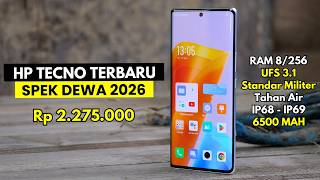 50 MP OIS, 50 MP Telephoto,7000 MAH, Tahan Banting, Rekomendasi HP TECNO Spek Dewa TERBARU &amp; TERBAIK