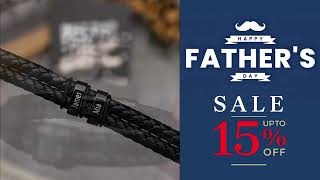 Personalised Men's Bracelet - The Ultimate Father's Day Surprise