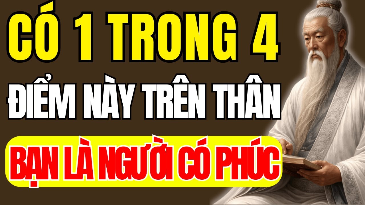 Cổ Nhân Dạy – Chỉ Cần Có 1 Trong 4 Điểm Này Trên Thân, Bạn Là Người Có Phúc Báu Dày