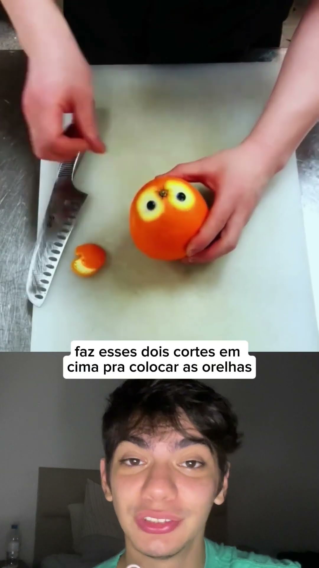 Uma laranja vira um bichinho super fofo pra criançada! ?? Já sabia desse truque?
