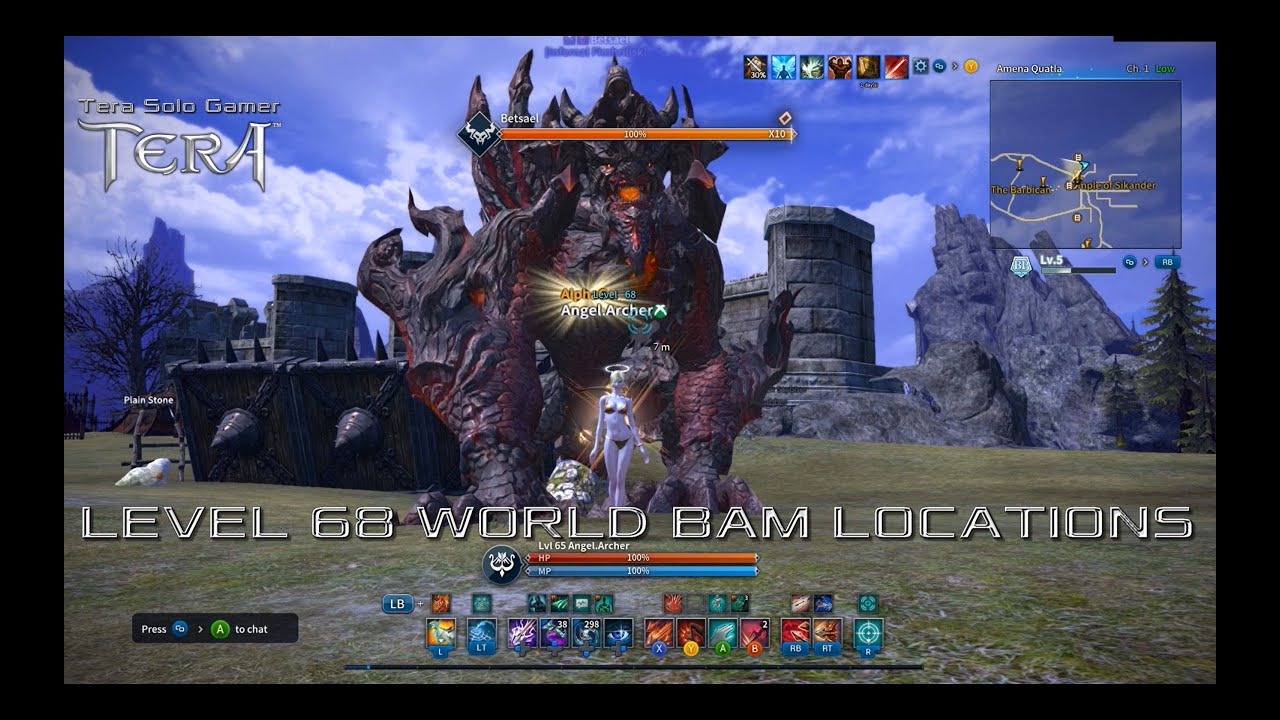 Level 68 World BAM Locations - Tera Console - WBAMs XBox Play Station PS4 PS5