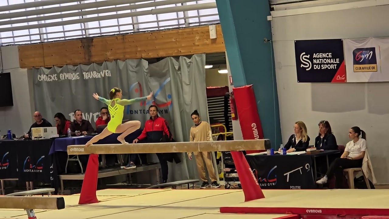 Élena Colas poutre test mars 2026