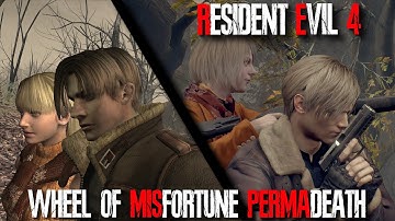RE:4 Remake & OG Randomizer Wheel Of Misfortune Permadeath Runs Day #9