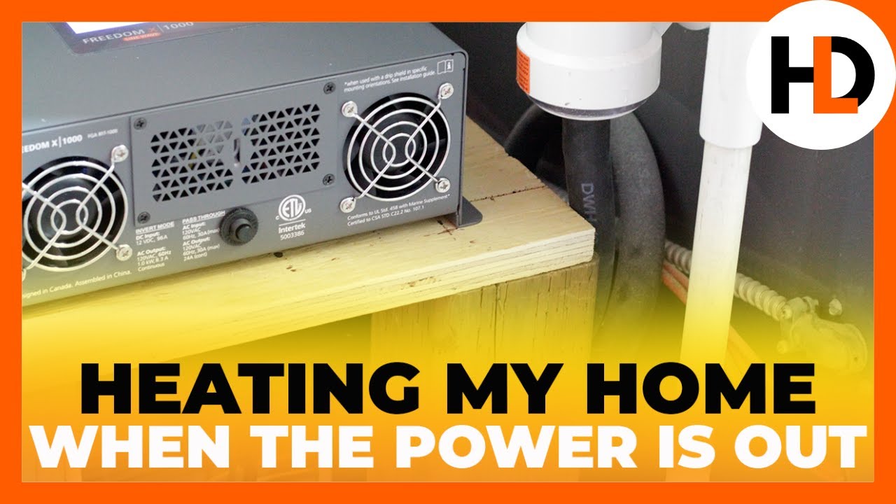 How To Automatically Run Your Gas Furnace In An Emergency - YouTube