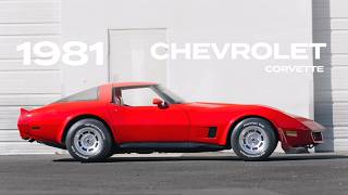 The Last Pure Corvette Ever Made | 1981 Collector's Dream