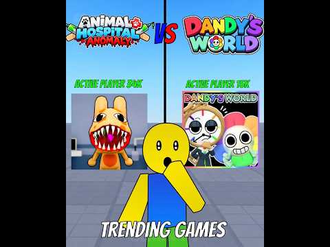 Animal hospital Vs Dandy's World ! #roblox #edit #shorts #trend #funny #trending #fyp