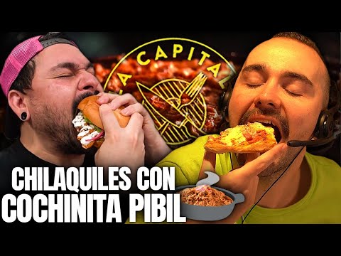 CHILAQUILES with COCHINITA PIBIL 🌮 DINNER AND REACTION! 🤤 | by @lacapitalcocina