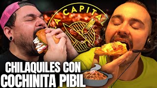 Chilaquiles Con Cochinita Pibil Cena Y Reacción By 