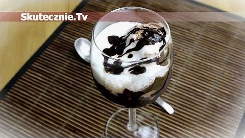 Czekoladowy deser lodowy z lekką waniliową pianką :: Skutecznie.Tv [HD]