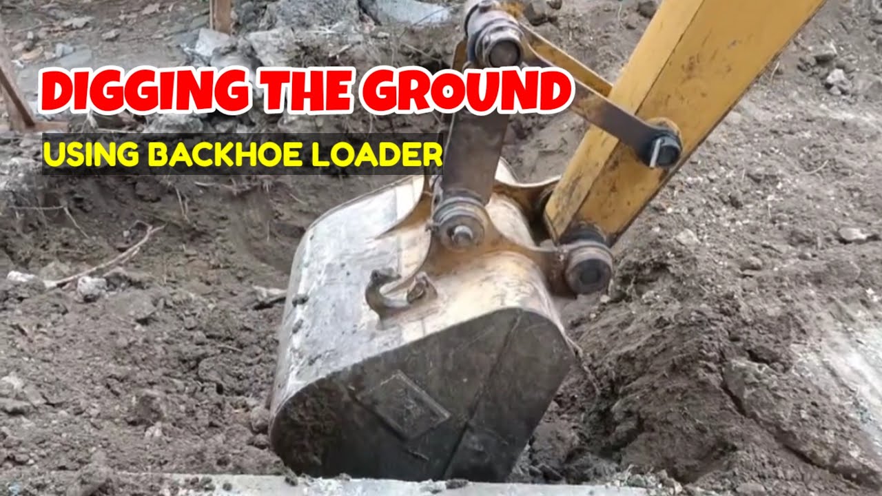 PAGHUKAY SA LUPA NA PAGLALAGYAN NG POSTE USING BACKHOE LOADER | PART 2 | @JOHONA
