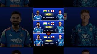 🔥 India vs England ODI Series 2025 - KON JEETEGA?? | Birmingham, Cardiff &amp; London LIVE Schedule