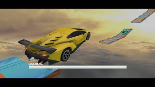 Android Gameplay Mega Ramp Car Stunts Racing Impossible Tracks 3D, Super Fast Complete Level screenshot 3