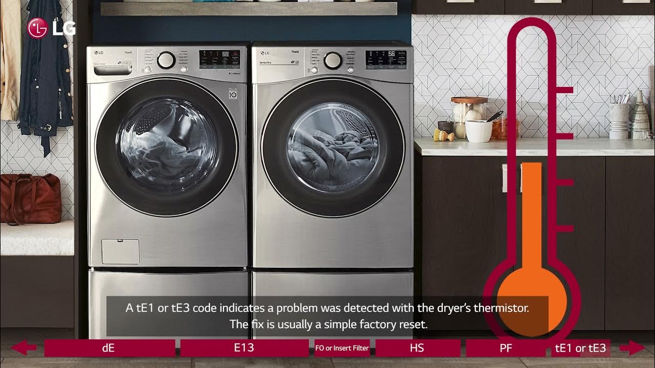[LG Dryers] Troubleshooting & Resolving LG Dryer Display Codes YouTube