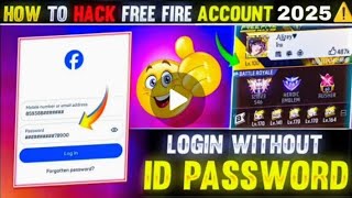 How to Hack Free Fire Account 2026 📌 | Loging Without Id Password 🔑 By Dark Devil