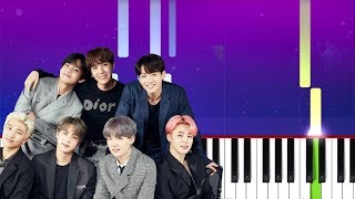 BTS - Louder than bombs (Piano Tutorial)