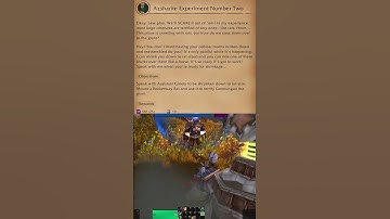 Classic World of Warcraft Revamped Azshara Quest #42 Azsharite Experiment Number Two  #wow