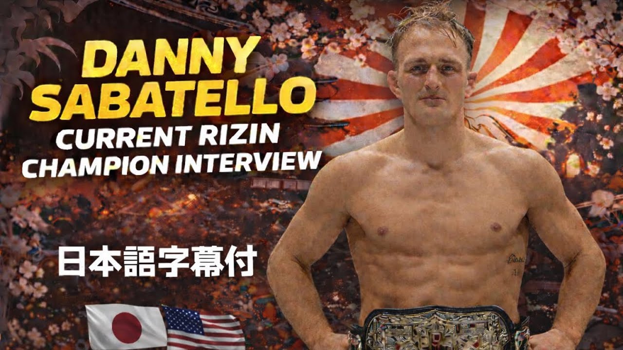 Danny Sabatello Interview: RIZIN Title Win, Who’s Next, Patchy Mix & Japanese vs American Fans
