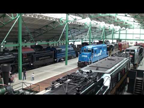 Pennsylvania Railroad Museum Inside Gg 1 And Other Cars And Locomotives Hd