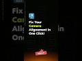 Align your CAMERA in ONE CLICK! #3dsmaxtips