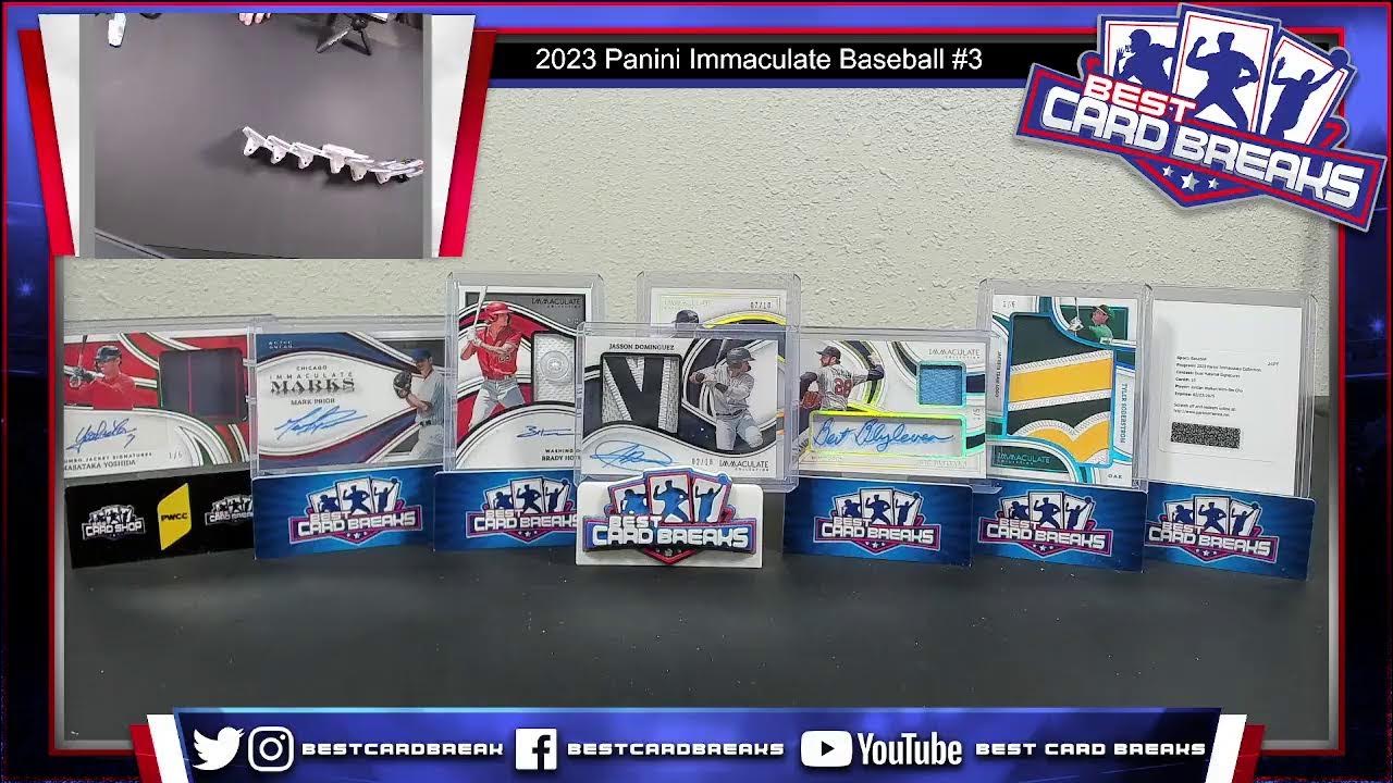 2023 Panini Immaculate Baseball #1 - Cardsmiths Breaks