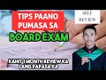 Tips paano pumasa sa board exam kahit self review  one month review lang pumasa agad