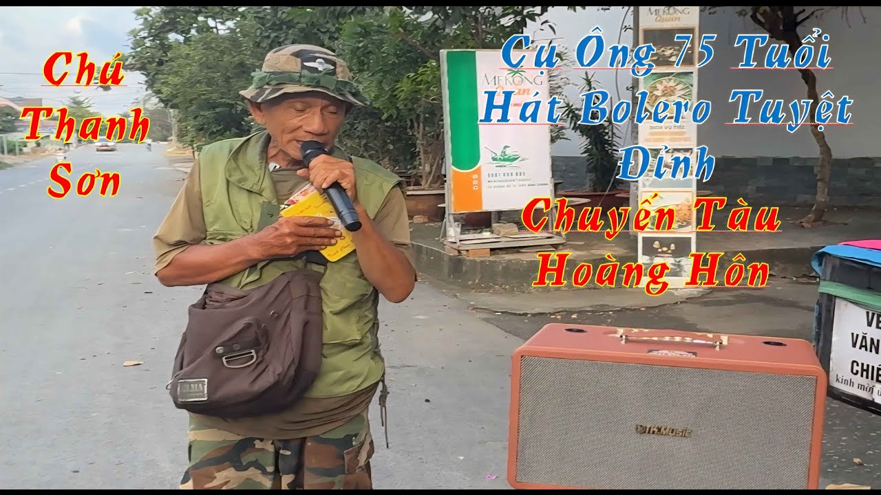 Cụ Ông 75 Tuổi Bán Vé Số Có Chất Giọng Ru Hồn | Chuyến Tàu Hoàng Hôn |Chú Thanh Sơn