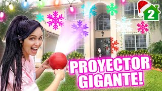 LLENO MI CASA DE NIEVE CON PROYECTOR GIGANTE   CHRISTMAS SHOPPING 2020  Sandra Cires Art