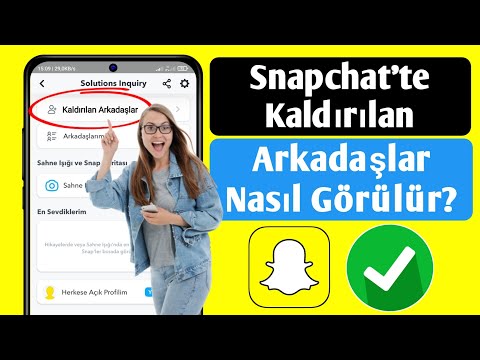 Snapchat'te Kaldırılan Arkadaşlar Nasıl Görülür (2023) | Snapchat'te Silinen Arkadaşları Bul