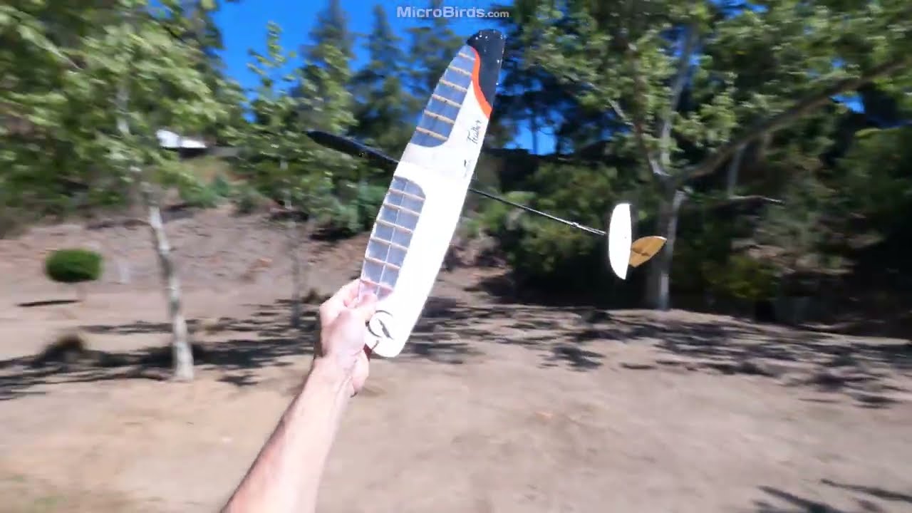 Feather Micro DLG RC Glider Thermal Flight 4K