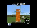 Minecraft logic? 💀#minecraft #shorts #viral #crazy