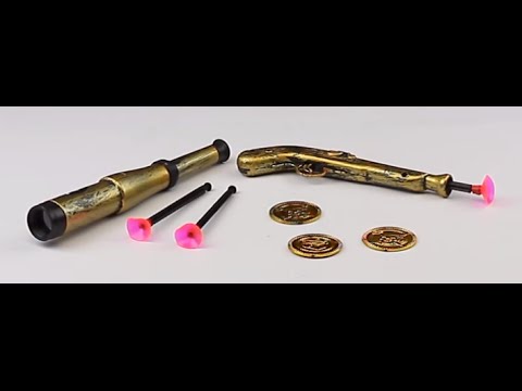 Обзор - распаковка игрушек Пиратский набор в пакете Арт: 55903