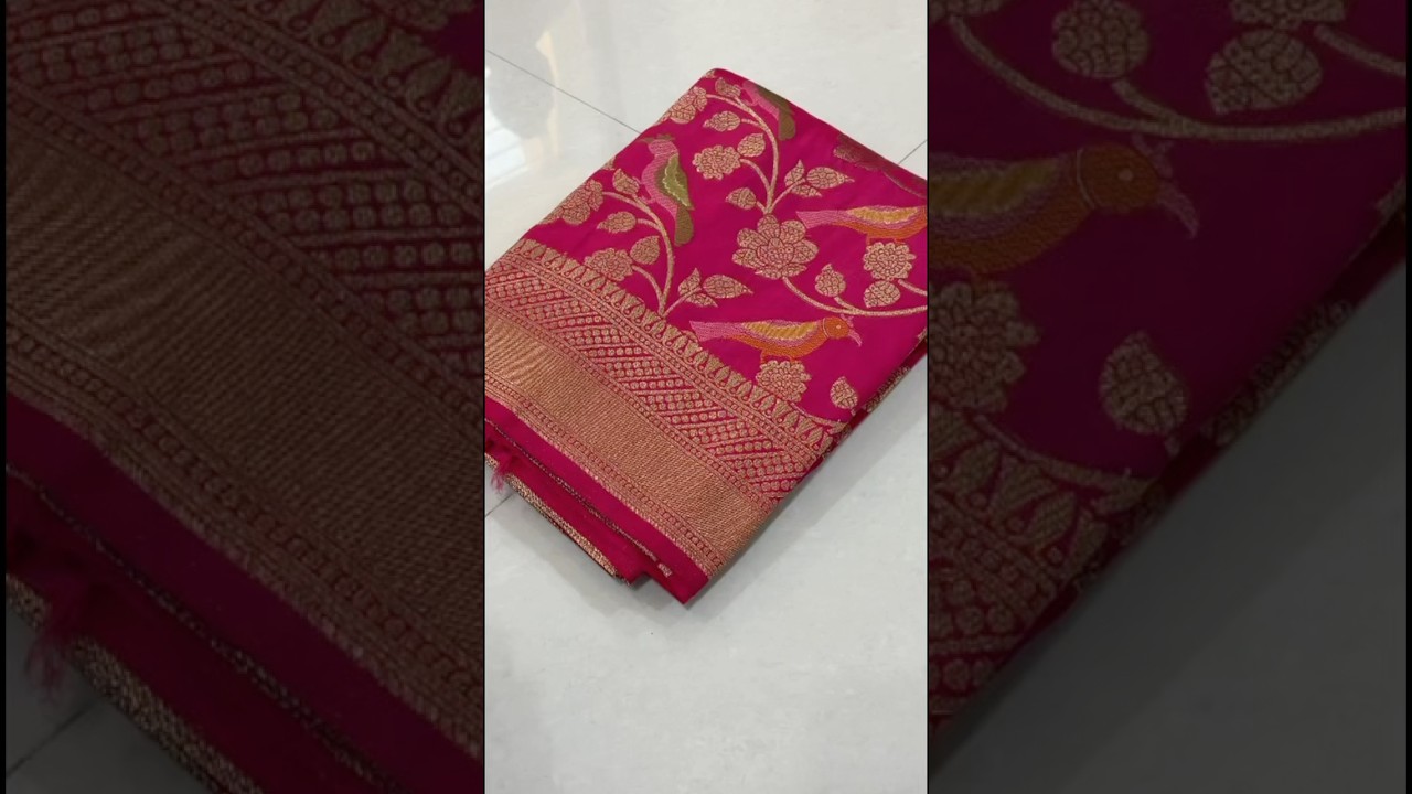 Banarasi Khadi Georgette Trending Saree