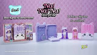 Na Na Na Surprise All NEW 3 n 1 Backpack Bedroom Playsets